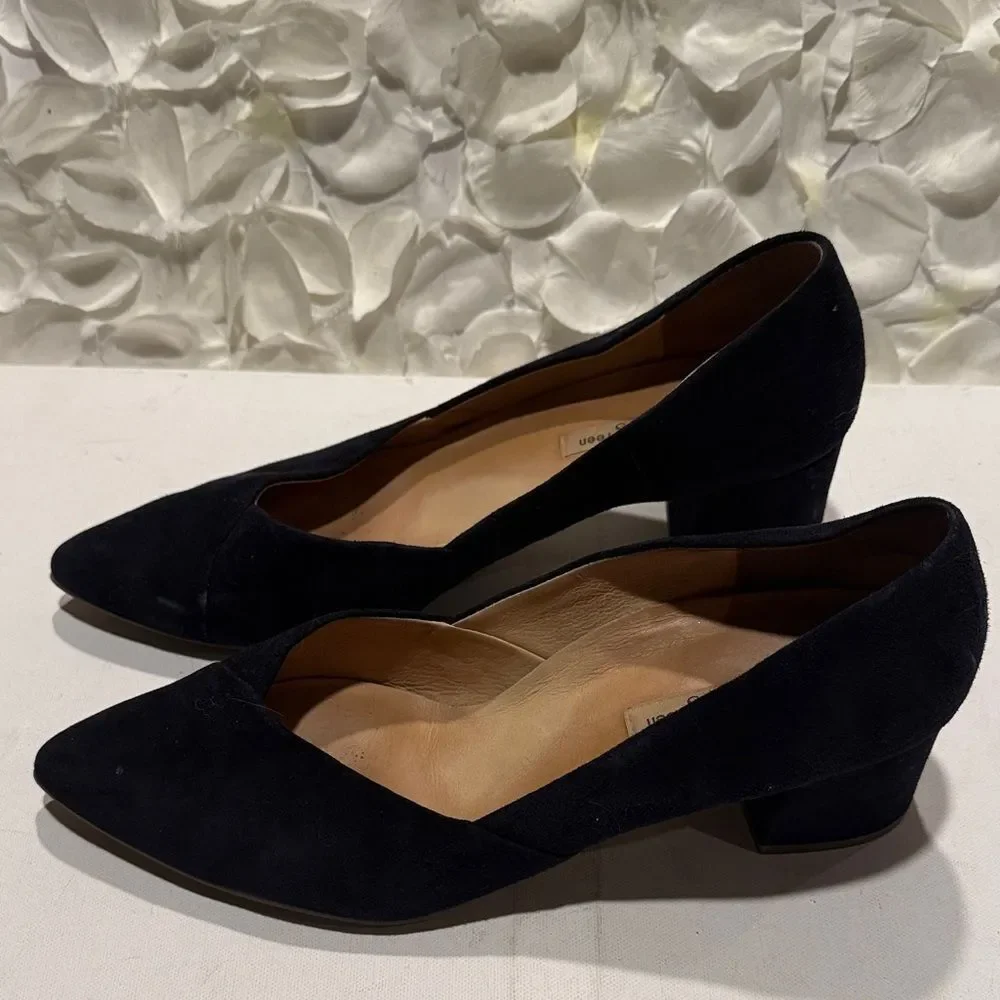 Paul Green Black Suede Heels